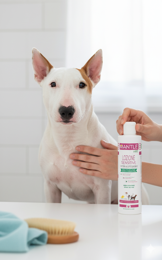 Mantle Vet Lozione Sensitive per Cani e Cuccioli